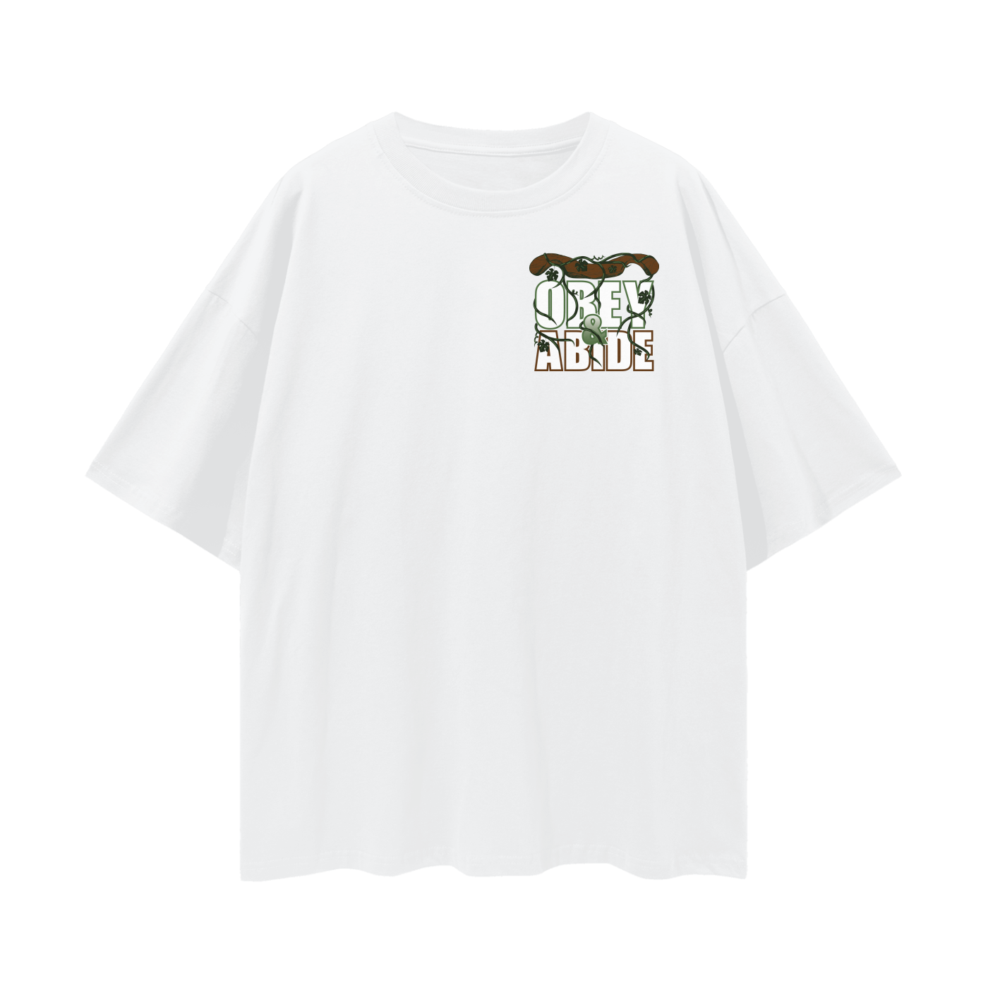 Obey & Abide Oversize Deep Drop Shoulder Tee