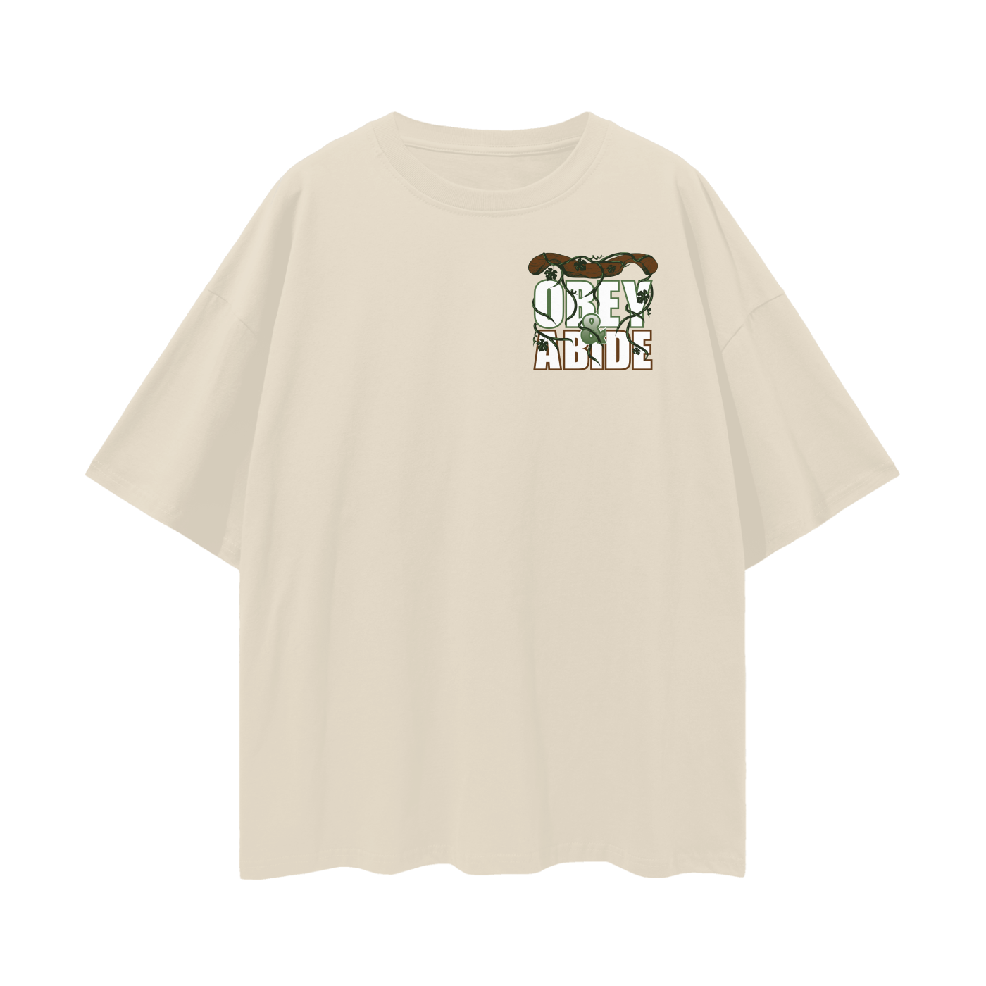 Obey & Abide Oversize Deep Drop Shoulder Tee